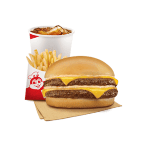 Double Cheesy Yumburger w/ Fries & Drink