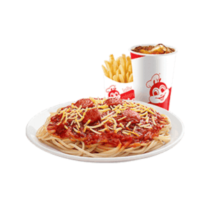 Jolly Spaghetti w/ Fries & Drink